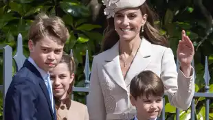 Princess Kate with her children