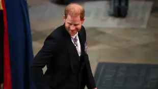 Prince Harry at the coronation
