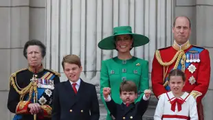 Prince Louis provided some laughs at the Trooping the Color Parade