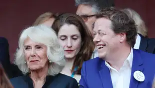 Queen Camilla and Tom Parker Bowles