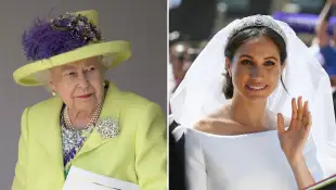 Queen Elizabeth II and Meghan Markle