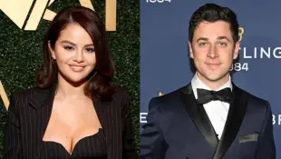 Selena Gomez and David Henrie