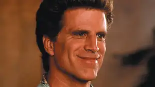 Ted Danson with brown hair