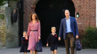 Princess Charlotte, Kate Middleton, Prince William and Prince George