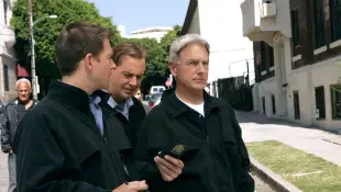 Michael Weatherly, Sean Murray & Mark Harmon Characters: Anthony DAnthony DiNozzoTimothy McGee, Jethro Gibbs Television: