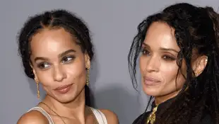 Zoe Kravitz and presenter Lisa Bonet attend the InStyle Awards.