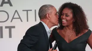 Barack Obama and Michelle 