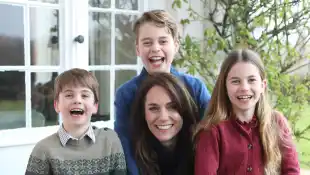 Princess Kate with her children