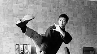 Circa 1966, Hollywood, California, USA: BRUCE LEE played Kato, a martial arts expert and faithful sidekick to the crime-