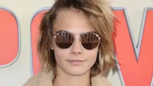 Cara Delevingne at the premiere of IMAX documentary, Superpower Dogs in Los Angeles, California on March 9, 2019.