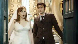 Catherine Tate and David Tennant in 'Doctor Who'