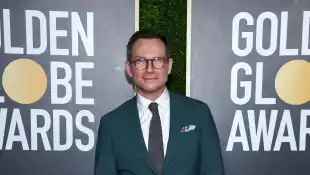 Christian Slater at the 2021 Golden Globes