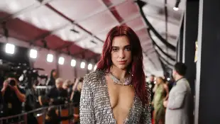 Dua Lipa at the Grammys 2024