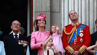 Príncipe Felipe, Kate Middleton y el príncipe William