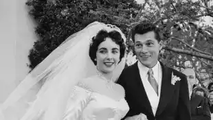 Elizabeth Taylor and Conrad Hilton