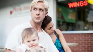 Ryan Gosling and Eva Mendes in a scene from the movie 'The Place Beyond the Pines'