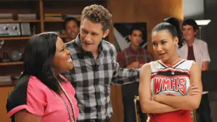 Amber Riley, Matthew Morrison, and Naya Rivera in 'Glee'