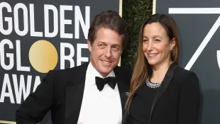 Hugh Grant and Anna Eberstein are becoming parents again