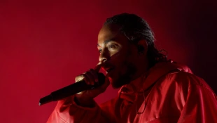 February 16 2018 Los Angeles CA U S Artist Kendrick Lamar performs at L A Live during the N