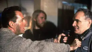 Bruce Willis & Tom Bower Film: Die Hard 2; Die Hard 2: Die Harder (1992) Director: Renny Harlin 02 July 1990 PUBLICATION