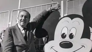 Omkring 1960. Musse Piggs skapare Walt Disney. x190x *** Around 1960 Mickey Mouse creator Walt Disney x190x PUBLICATIONx