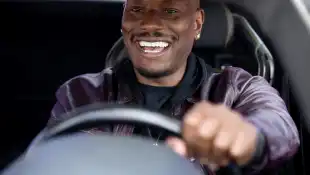 Tyrese Gibson as Roman in Fast X (2023), directed by Louis Leterrier. Photo credit: Peter Mountain / Universal Pictures