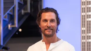 Matthew McConaughey Lights Empire State Building Featuring: Matthew McConaughey Where: New York, New York, United States