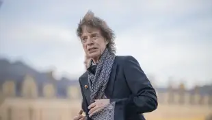 King Charles Visit To France Mick Jagger and his partner US choreographer Melanie Hamrick at the state banquet at the Pa