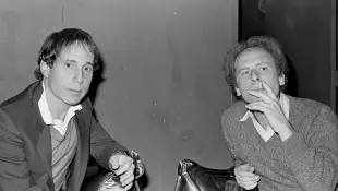 UNITED  STATES  -  APRIL  01:    Paul  Simon  and  Art  GarfunkelDMI/The  LIFE  Picture  Collectio