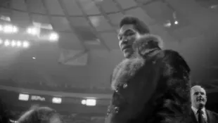 23-year-old    heavyweight    boxer  George  Foreman  at  Madison  Square  Garden  in  New  York  fo
