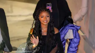 Celebrities at the Jimmy Kimmel Live! studios Featuring: Halle Bailey Where: Los Angeles, California, United States When