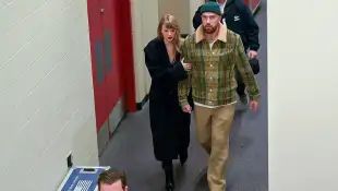 December 19, 2023: Taylor Swift and Travis Kelce leave after the Buffalo Bills defeated the Kansas City Chiefs, 20-17, o