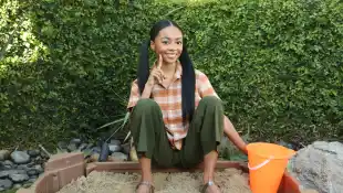 Actress Skai Jackson recreating her classic 2008 BAND-AID Brand commercial for TikTok, in celebration of the brand reboo