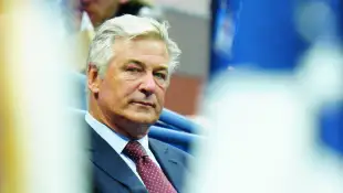 Mandatory Credit: Photo by Javier Garcia/Shutterstock (14065658mp) Alec Baldwin US Open Championships 2023, Day One, UST