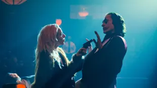 Lady Gaga and Joaquin Phoenix in "Joker: Folie à Deux"