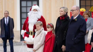 Prince Jacques, Princess Gabriella, Prince Albert II and Princess Charlène