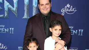 Josh Gad with his children
