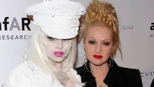 Lady Gaga and Cyndi Lauper