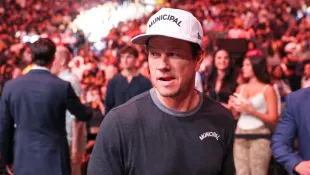 June 29, 2024, Las Vegas, Nv, UNITED STATES: Actor Mark Wahlberg looks on during the UFC 303 event at T-Mobile Arena on