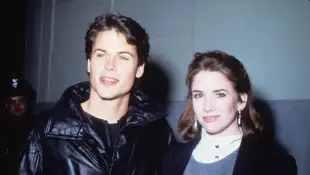 Melissa Gilbert and Rob Lowe in 1984
