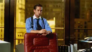 Michael Douglas as "Gordon Gekko" in 'Wall Street'