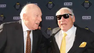 April 26, 2018, Los Angeles, California, USA: NORMAN LLOYD (L) and MEL BROOKS at the 2018 TCM Classic Film Festival - Op