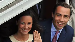 Pippa Middleton and James Middleton in 2012.