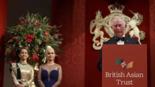 Prince Charles and Katy Perry and Natasha Poonawalla
