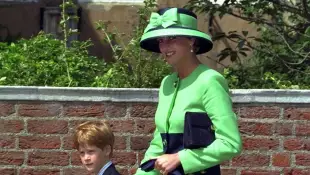 Príncipe Harry y la princesa Diana