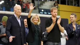 Joe Biden, Jill Biden y el príncipe Harry