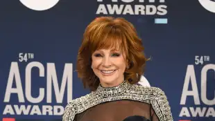 Reba McEntire poses in the press room during the 54th Academy Of Country Music Awards at MGM Grand Garden Arena on April 07, 2019 in Las Vegas, Nevada.