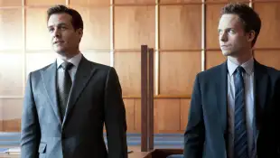 Gabriel Macht and Patrick J. Adams in 'Suits'
