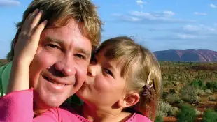 Steve Irwin and his daughter Bindi