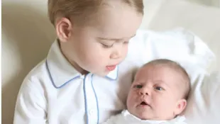 Prince George  and Princess Charlotte